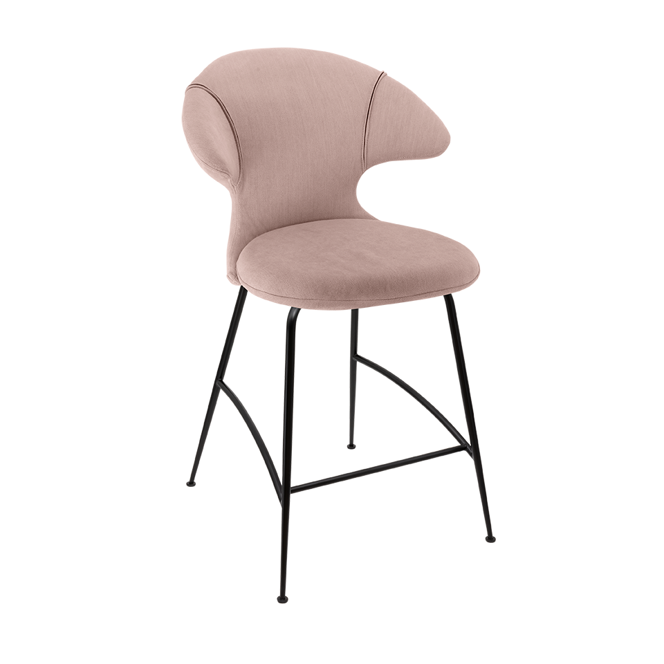 UMAGE Time Flies Counter Stool, Black Legs