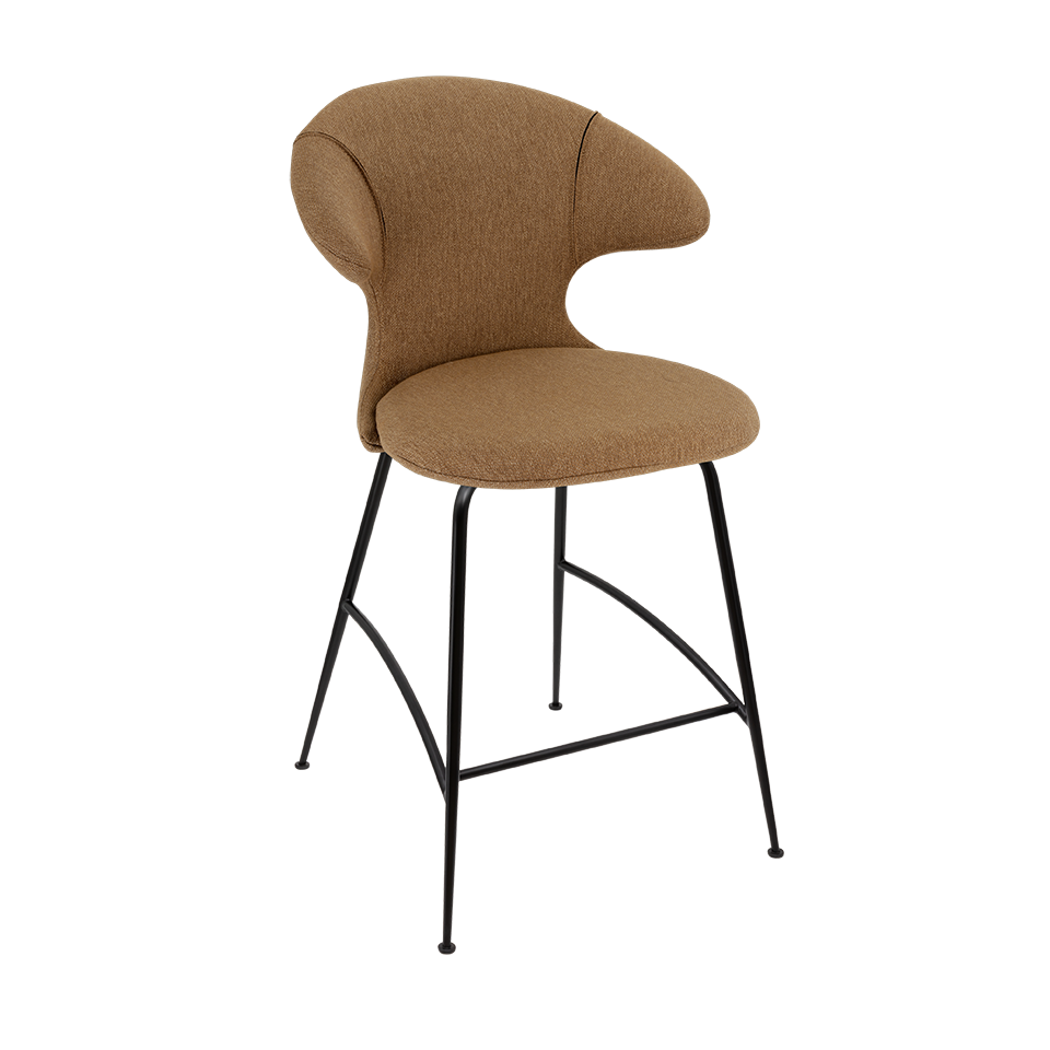 UMAGE Time Flies Counter Stool, Black Legs
