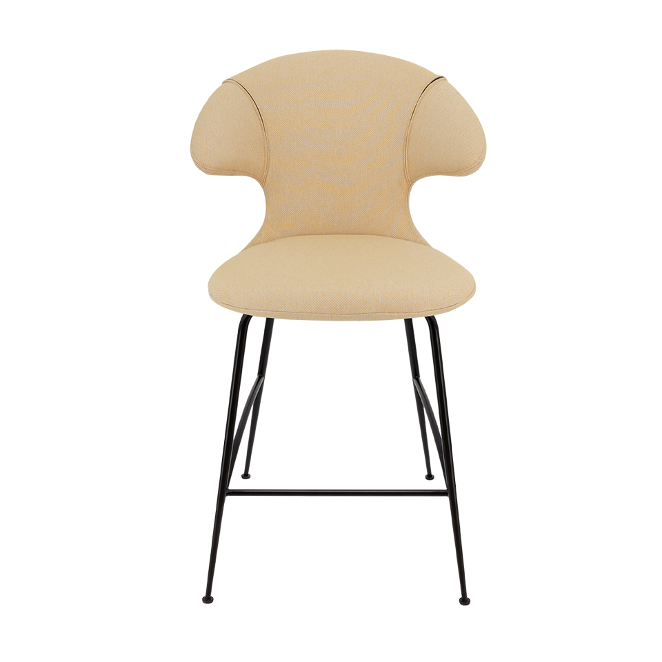 UMAGE Time Flies Counter Stool, Black Legs