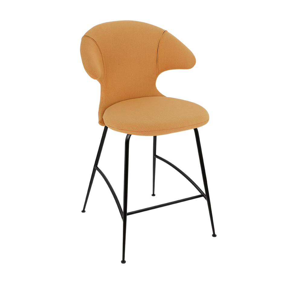UMAGE Time Flies Counter Stool, Black Legs