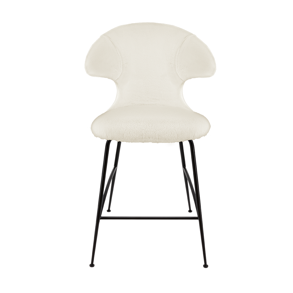 UMAGE Time Flies Counter Stool, Black Legs