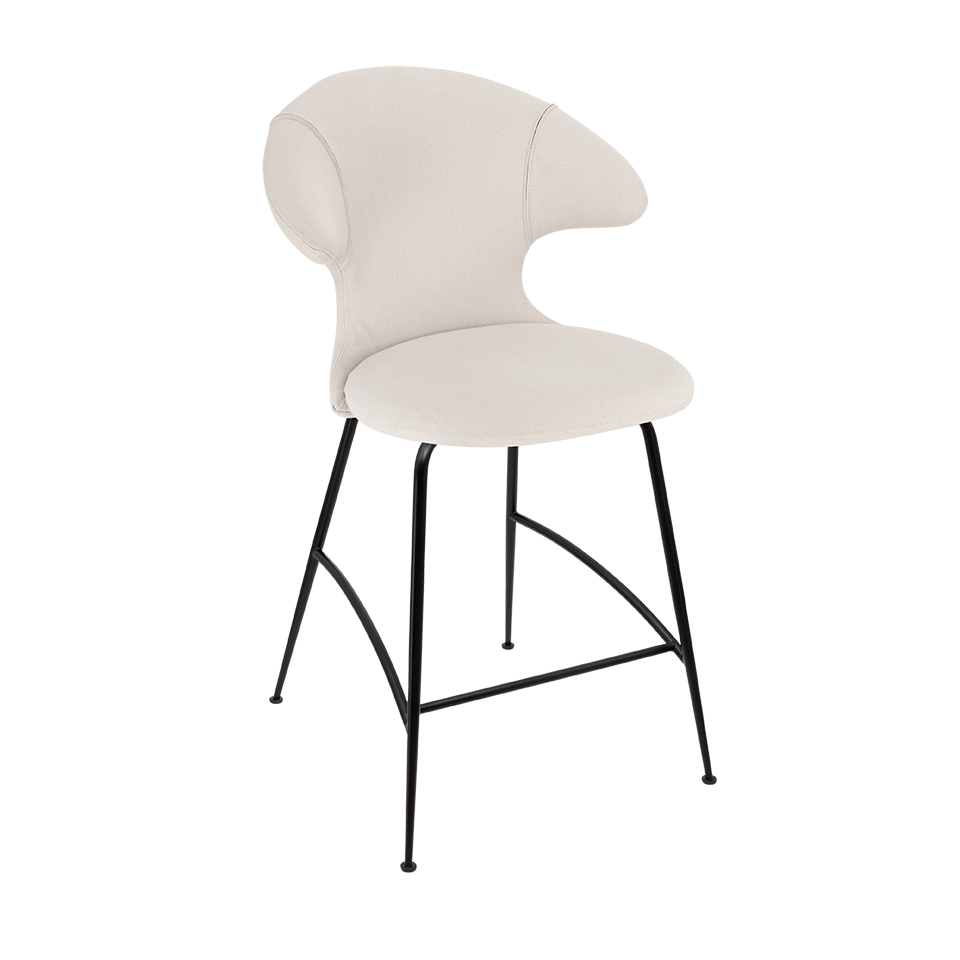 UMAGE Time Flies Counter Stool, Black Legs