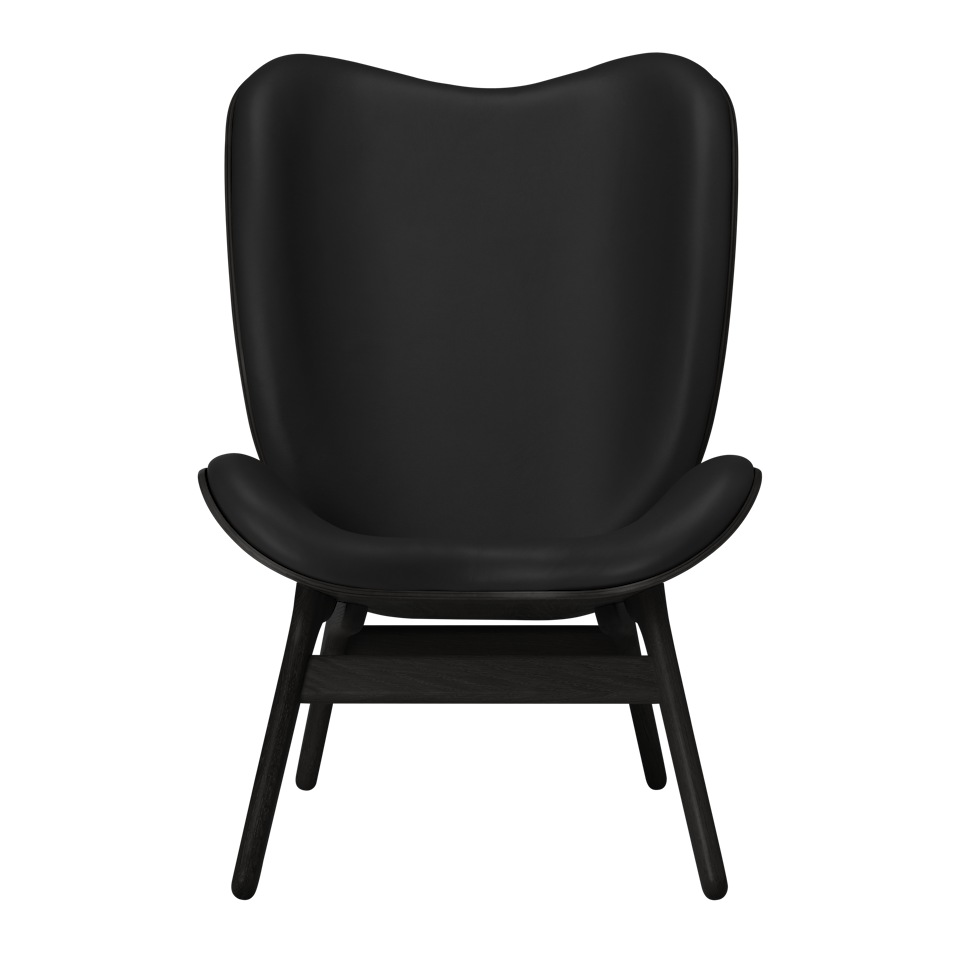 UMAGE A Conversation Piece Lounge Chair, Tall, Black Oak