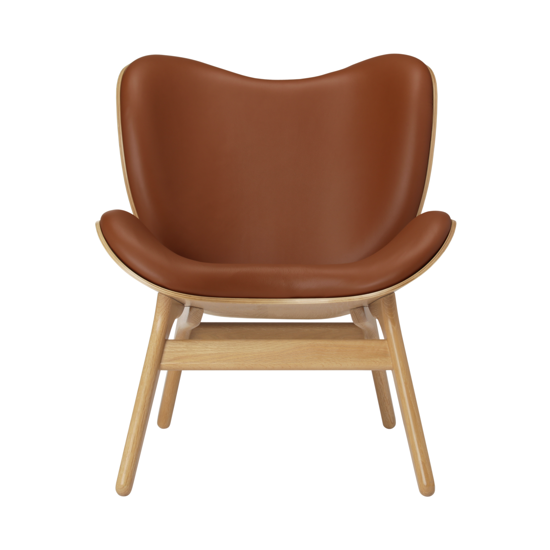 UMAGE A Conversation Piece Lounge Chair, Low, Oak
