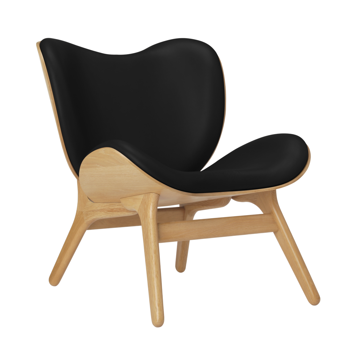 UMAGE A Conversation Piece Lounge Chair, Low, Oak