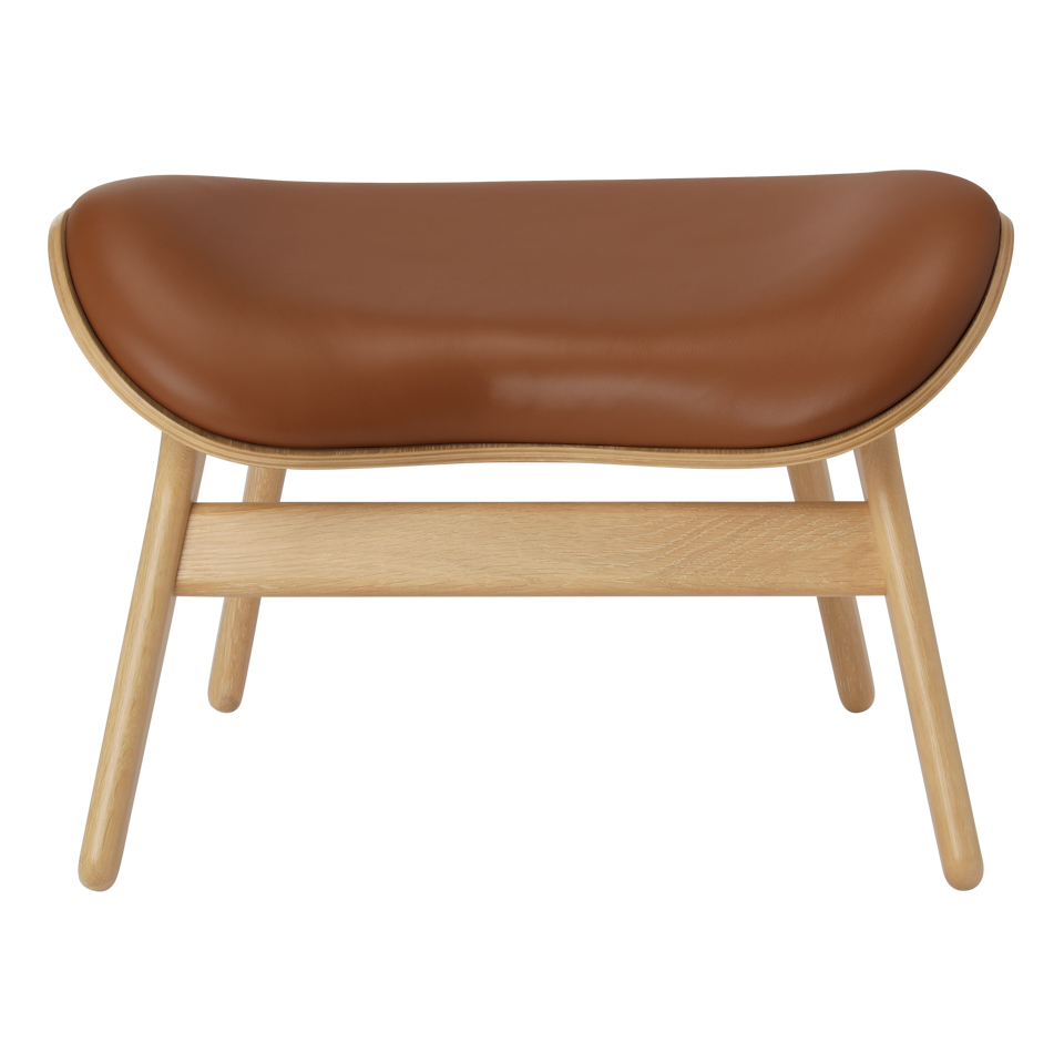 UMAGE A Conversation Piece Ottoman, Oak