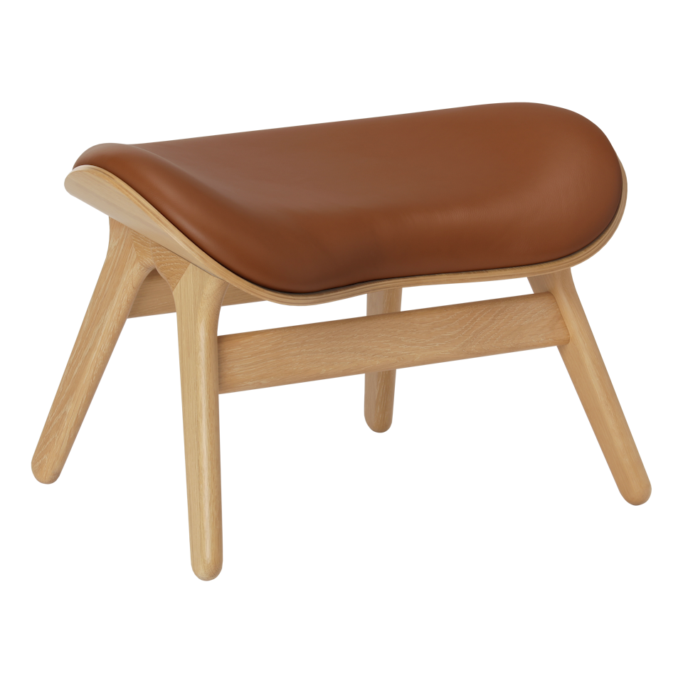 UMAGE A Conversation Piece Ottoman, Oak