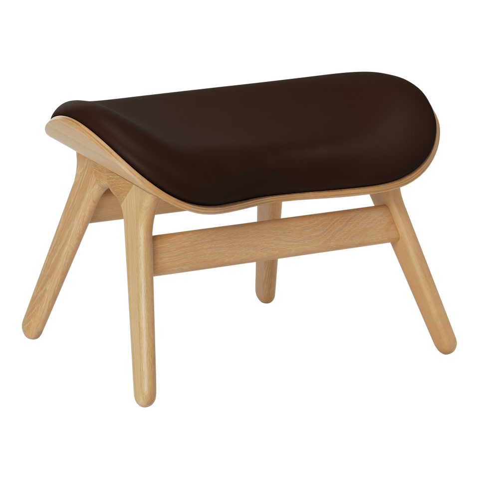 UMAGE A Conversation Piece Ottoman, Oak