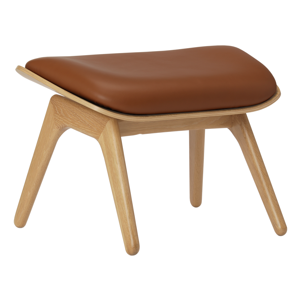 UMAGE The Reader Ottoman, Oak