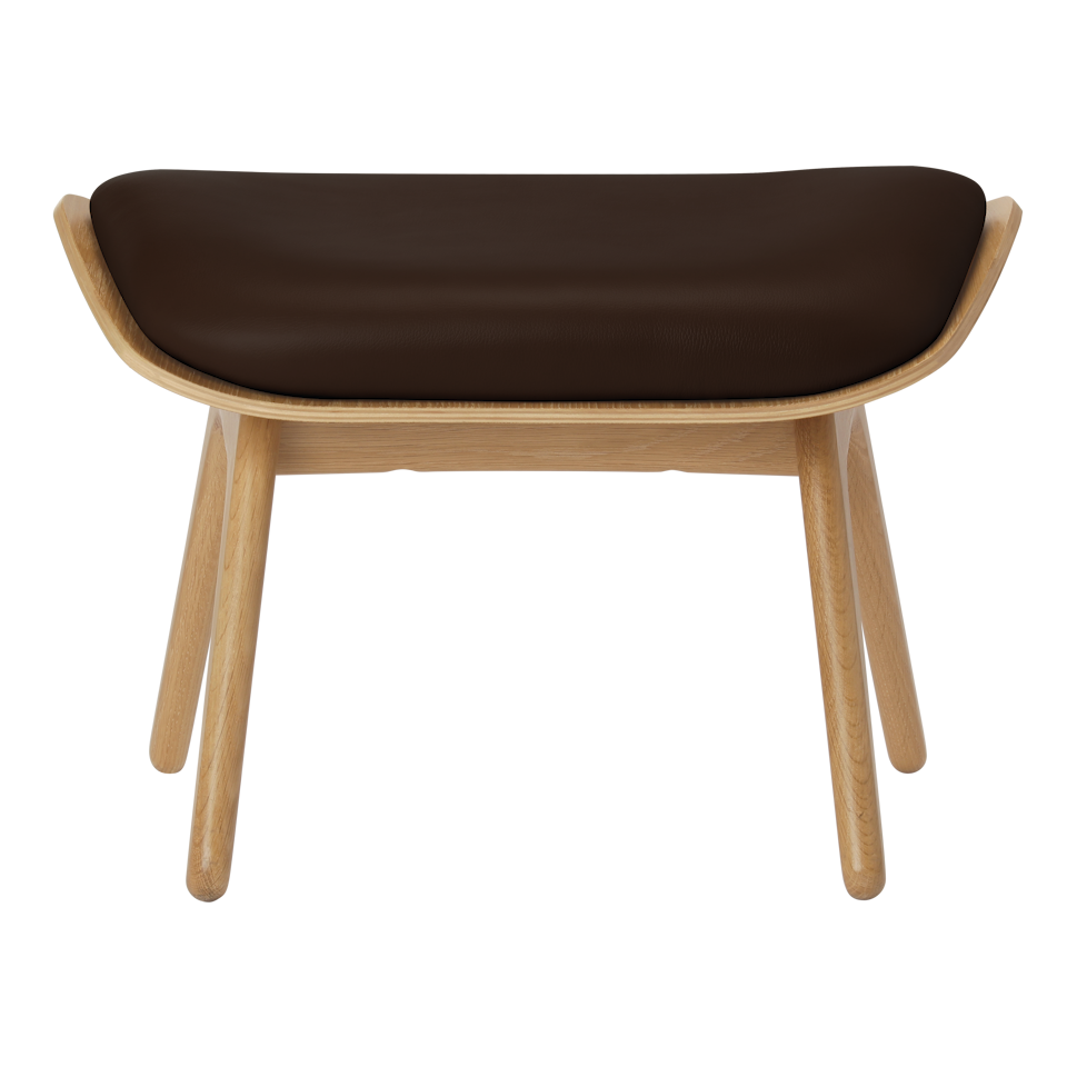 UMAGE The Reader Ottoman, Oak
