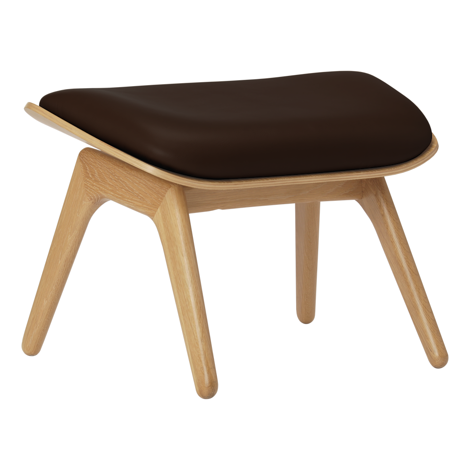UMAGE The Reader Ottoman, Oak