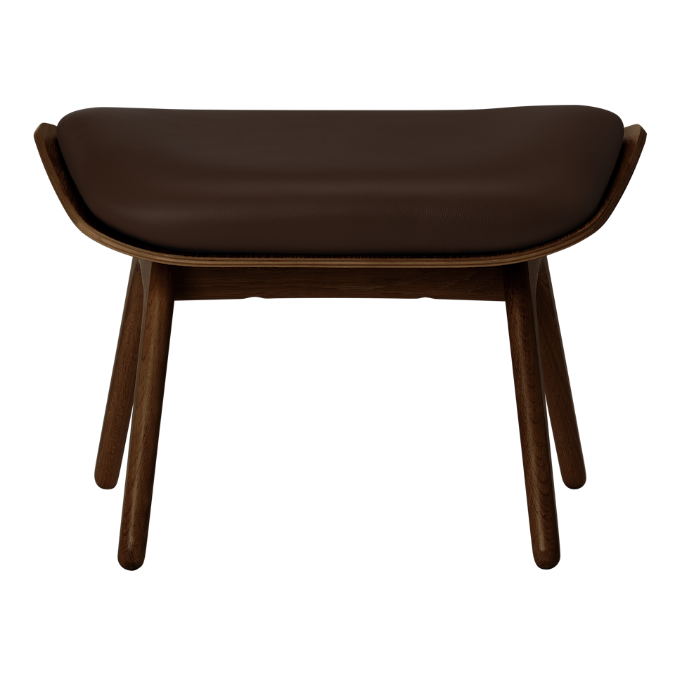 UMAGE The Reader Ottoman, Dark Oak