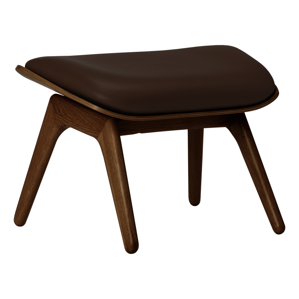 UMAGE The Reader Ottoman, Dark Oak