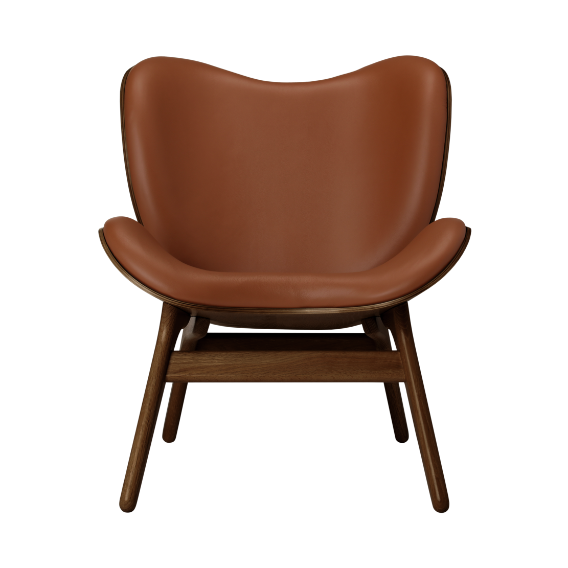 UMAGE A Conversation Piece Lounge Chair, Low, Dark Oak