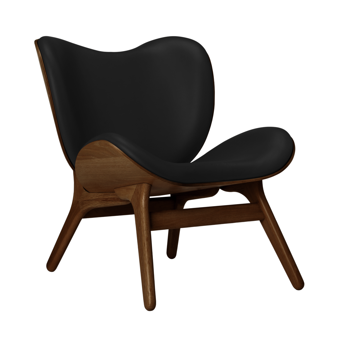 UMAGE A Conversation Piece Lounge Chair, Low, Dark Oak