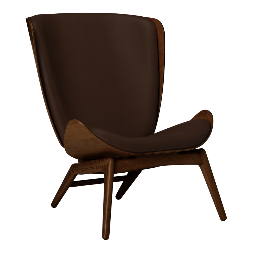 UMAGE The Reader Wing Chair, Dark Oak