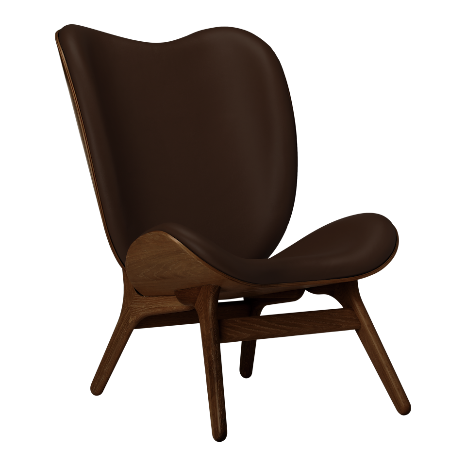 UMAGE A Conversation Piece Lounge Chair, Tall, Dark Oak