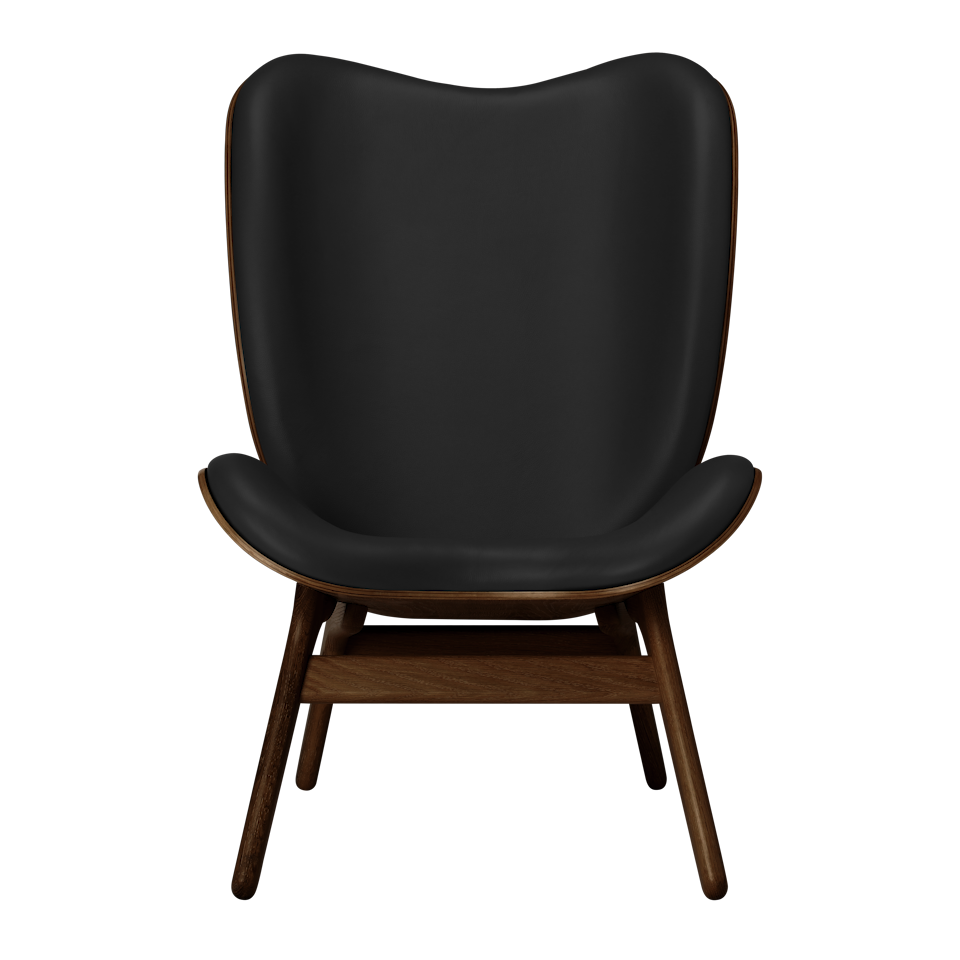 UMAGE A Conversation Piece Lounge Chair, Tall, Dark Oak