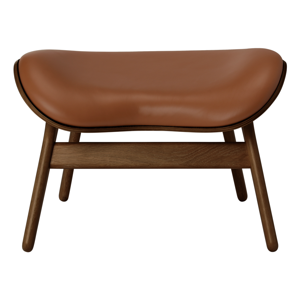UMAGE A Conversation Piece Ottoman, Dark Oak