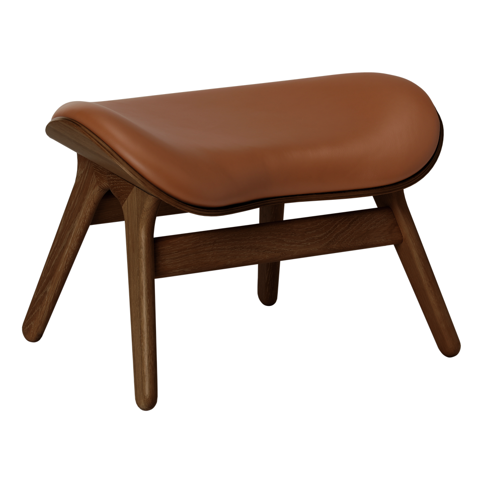 UMAGE A Conversation Piece Ottoman, Dark Oak