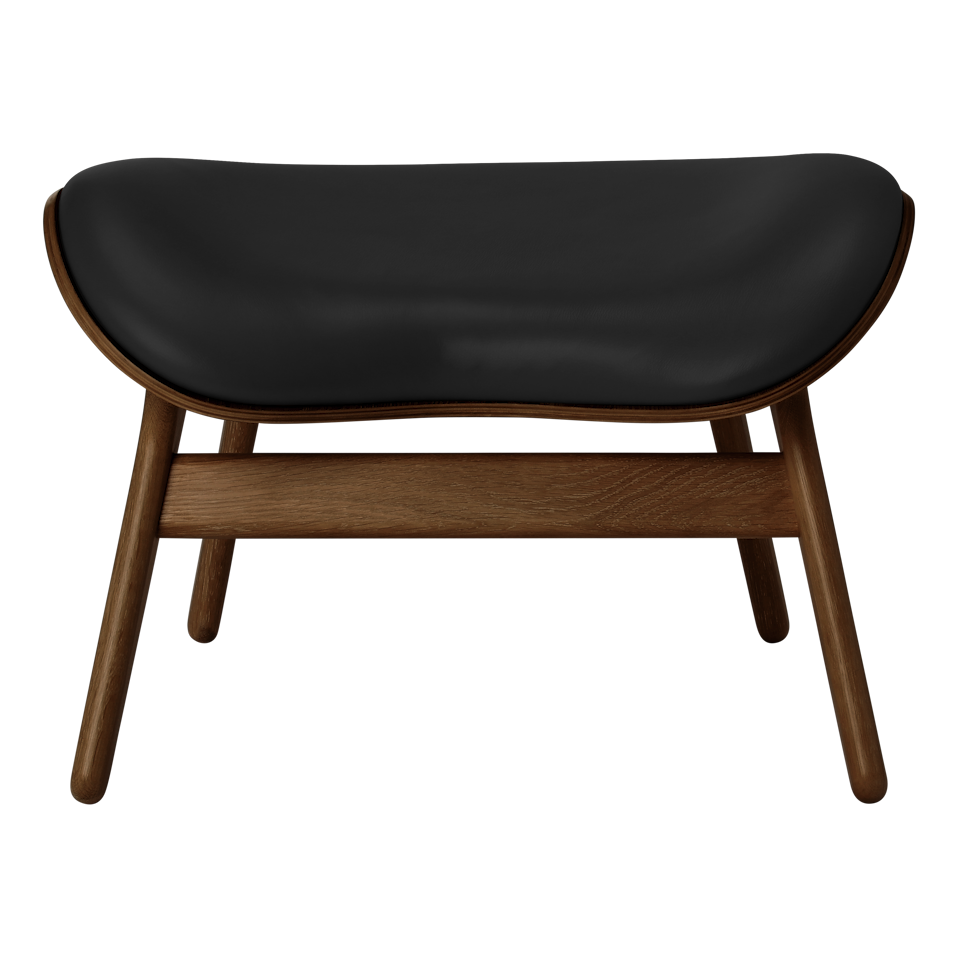 UMAGE A Conversation Piece Ottoman, Dark Oak
