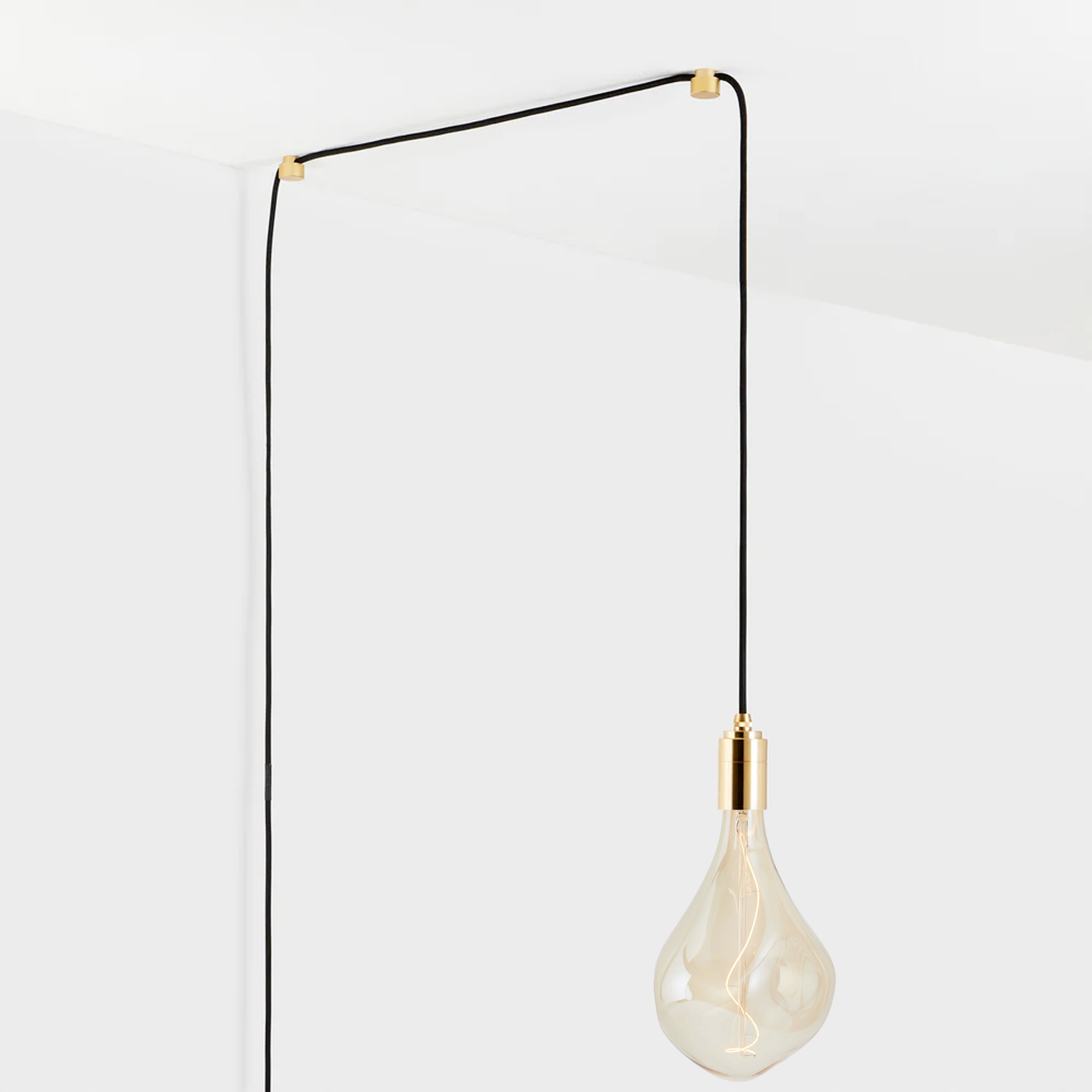 Voronoi III Plug-In Pendant by Tala in Brass — product shot