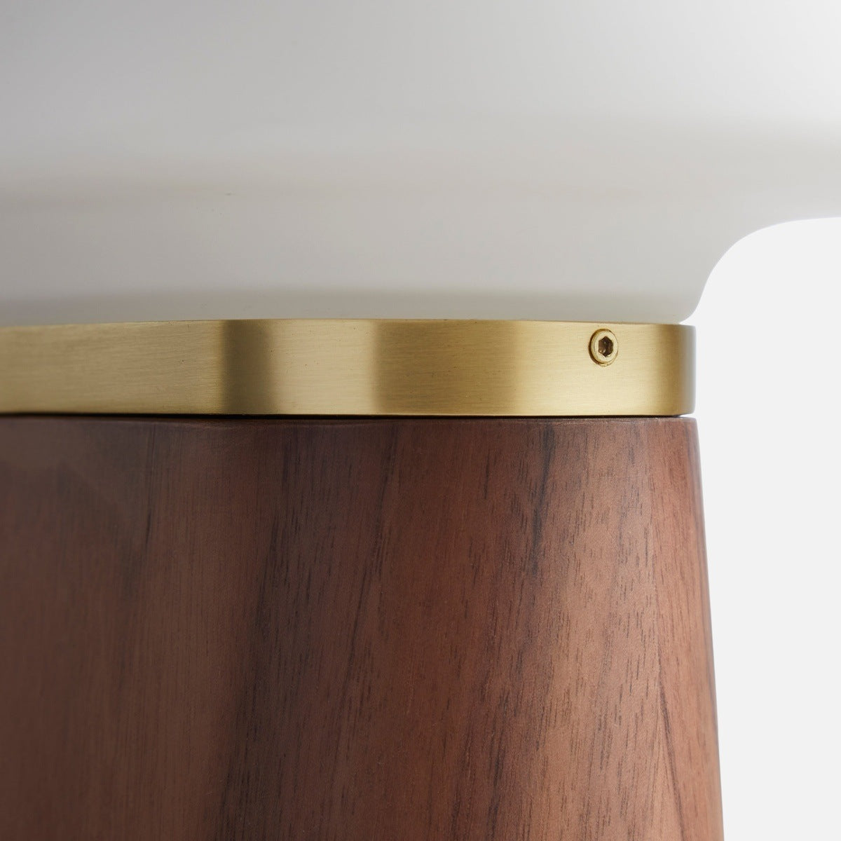 WOUD Nova Walnut Table Lamp in FSC-certified solid walnut designed by Andreas Bergsaker
