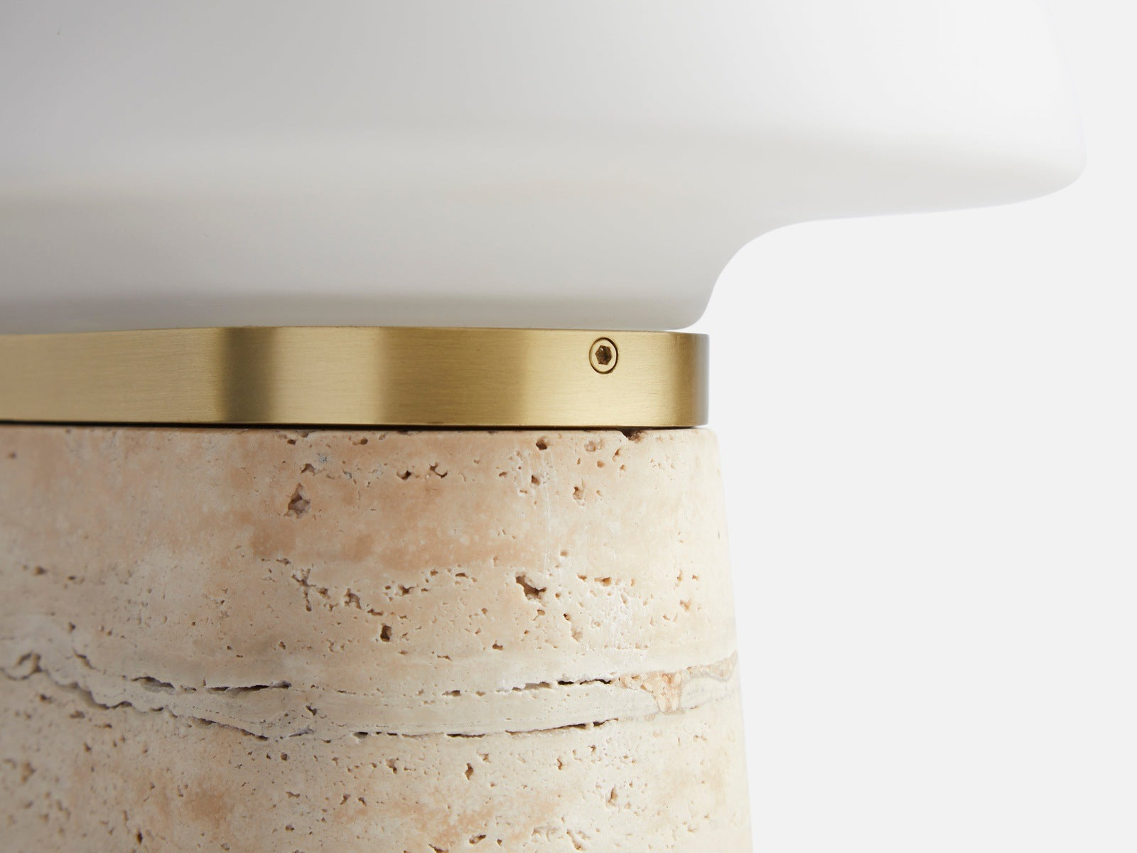 Nova Travertine Table Lamp