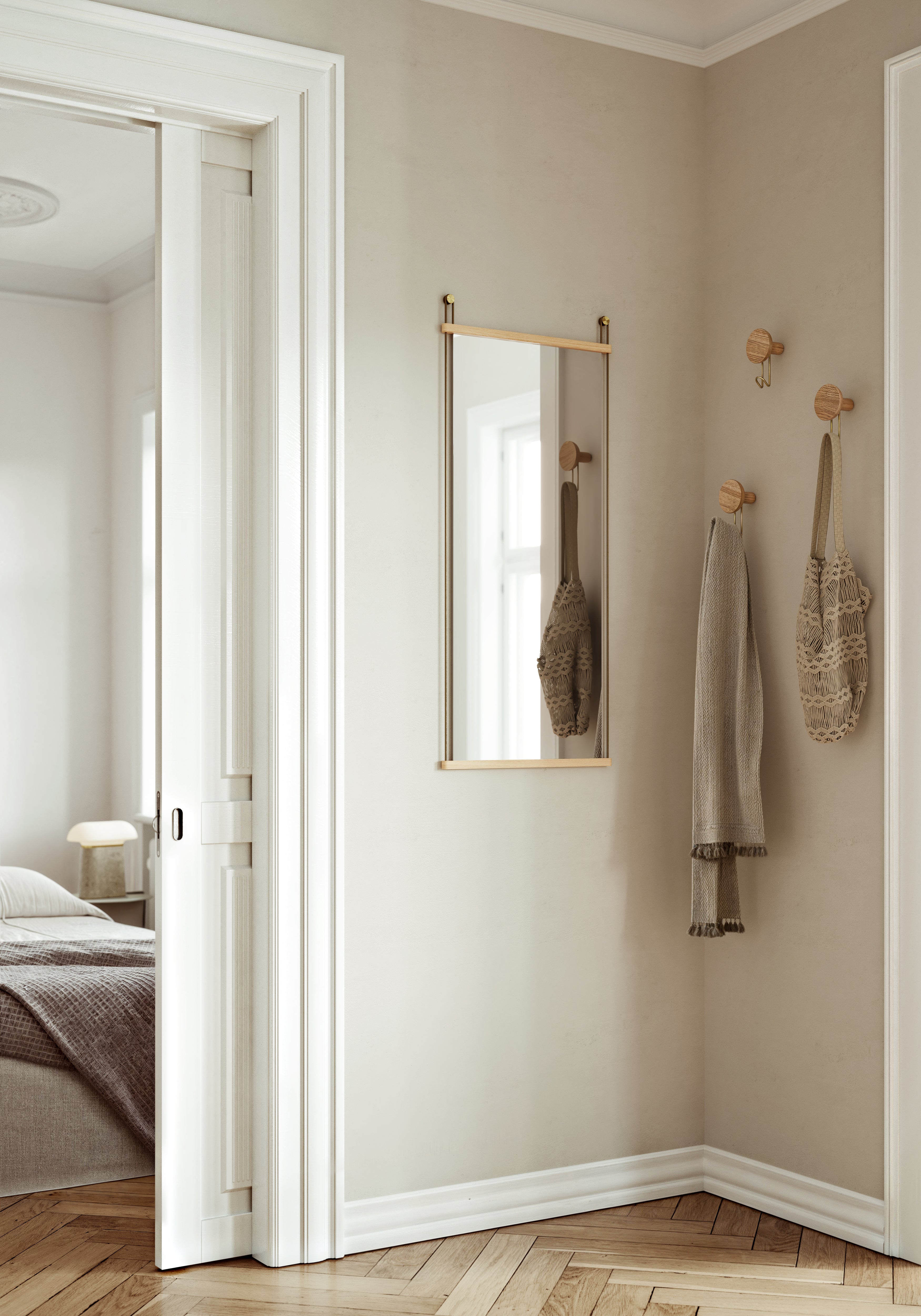 WOUD Suspended Mirror lifestyle image