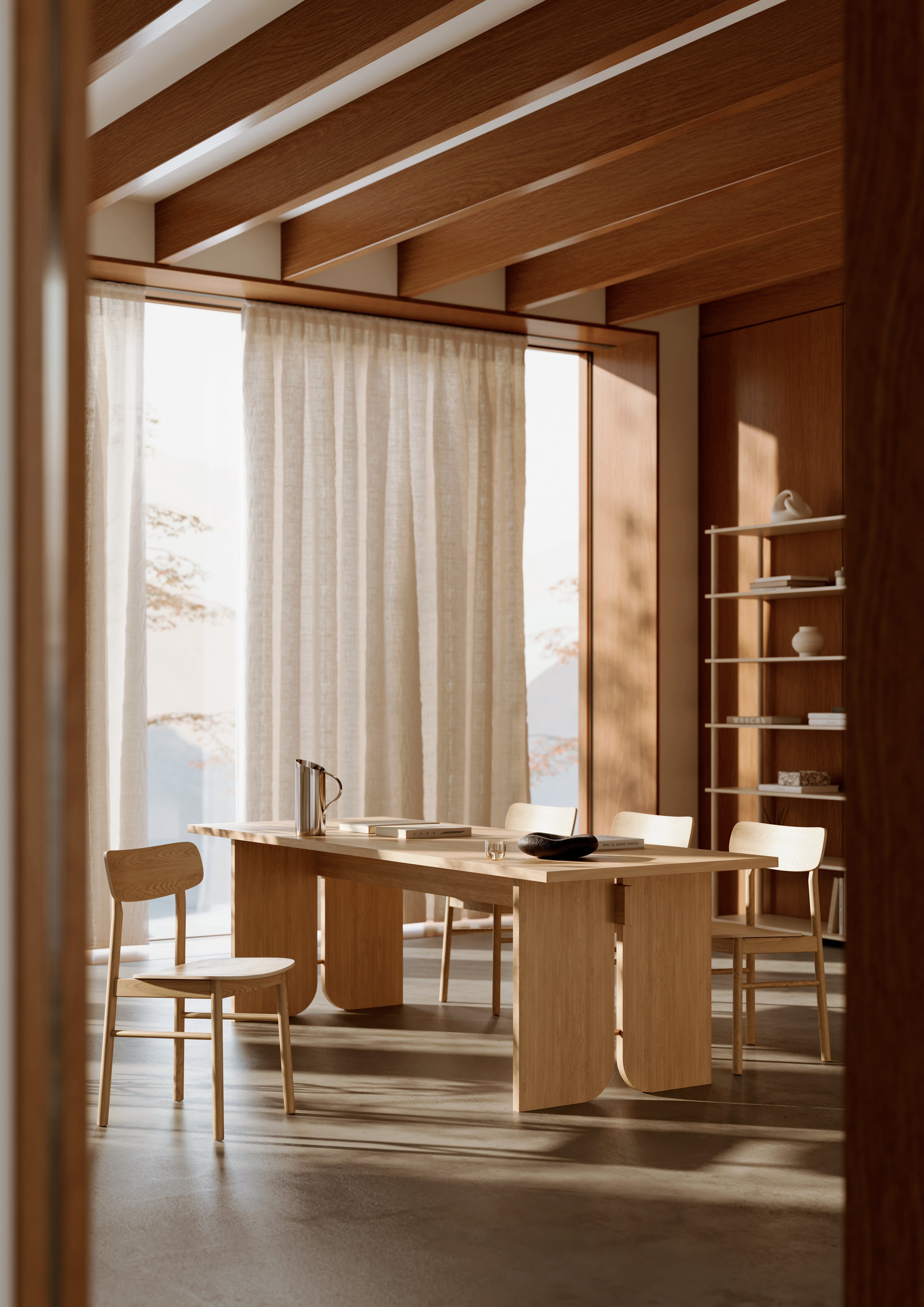WOUD Kimono Dining Table lifestyle image