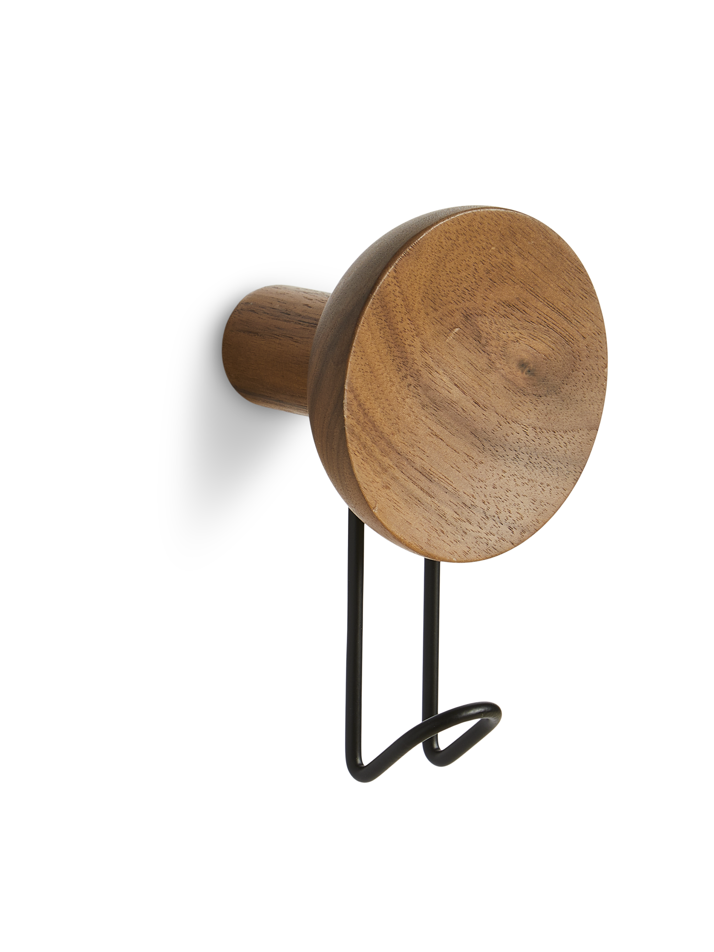 WOUD Around Wall Hanger Large - Walnut/Black