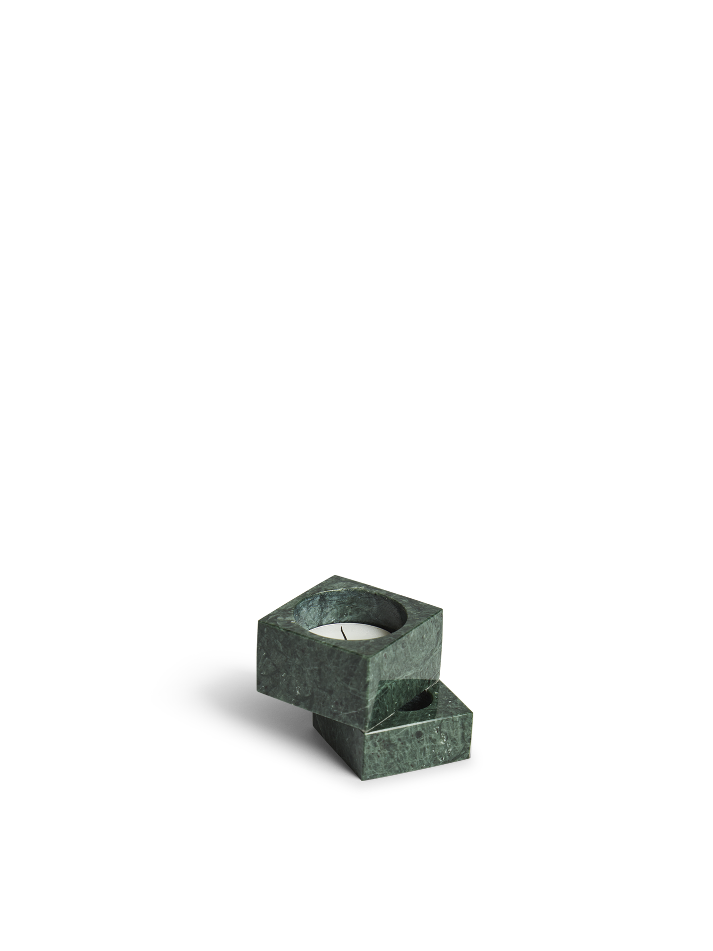 WOUD Jeu de Dés 1 Candle Holder Green