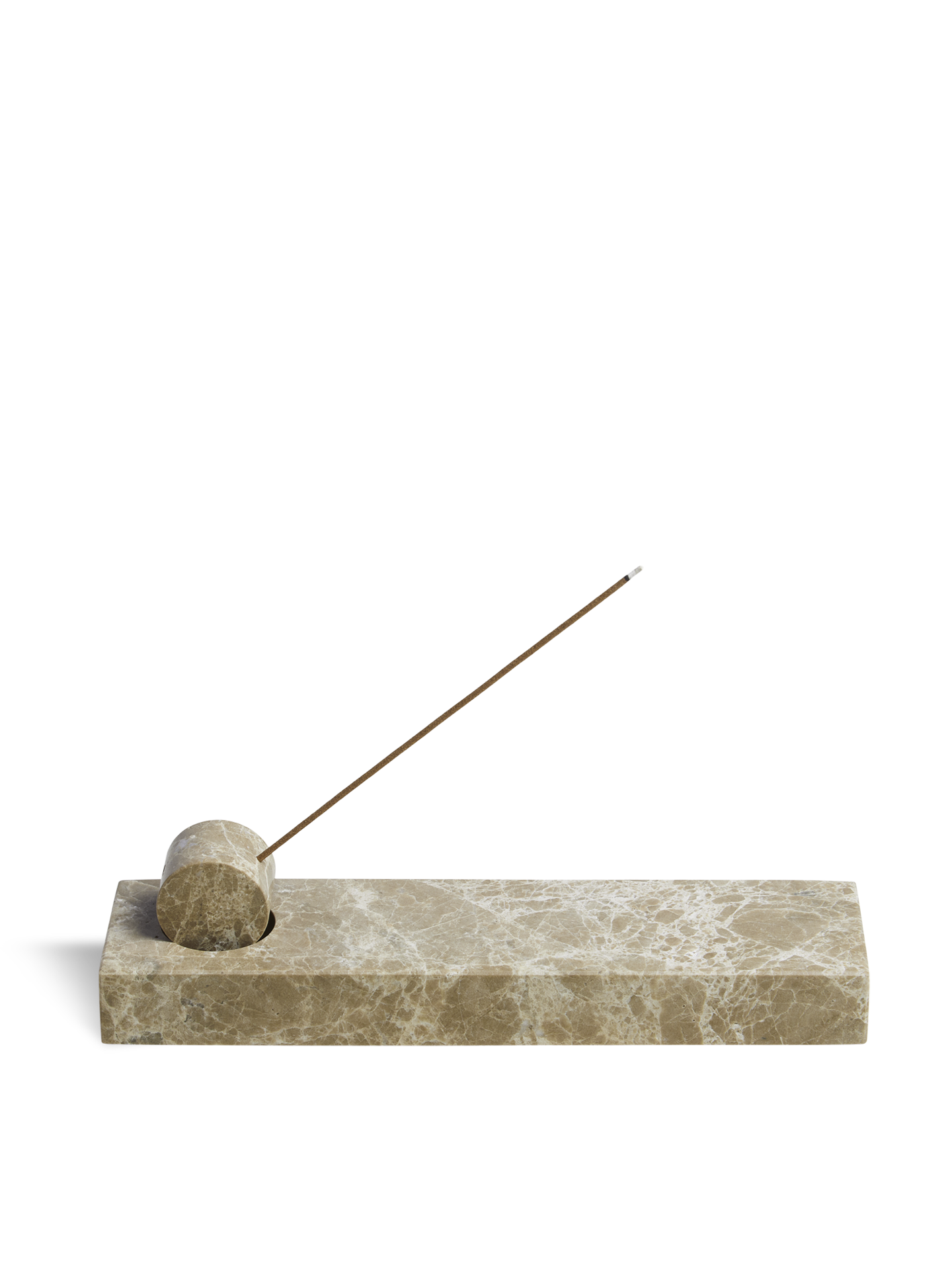 WOUD Monolith Incense Holder Light brown designed by Oleg Pugachev