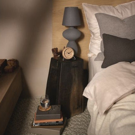 Arne Jacobsen City Hall Table Clock, Ø: 4.3"