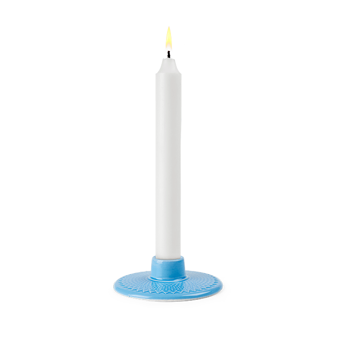 Lyngby Porcelain Rhombe Color Candle Holders