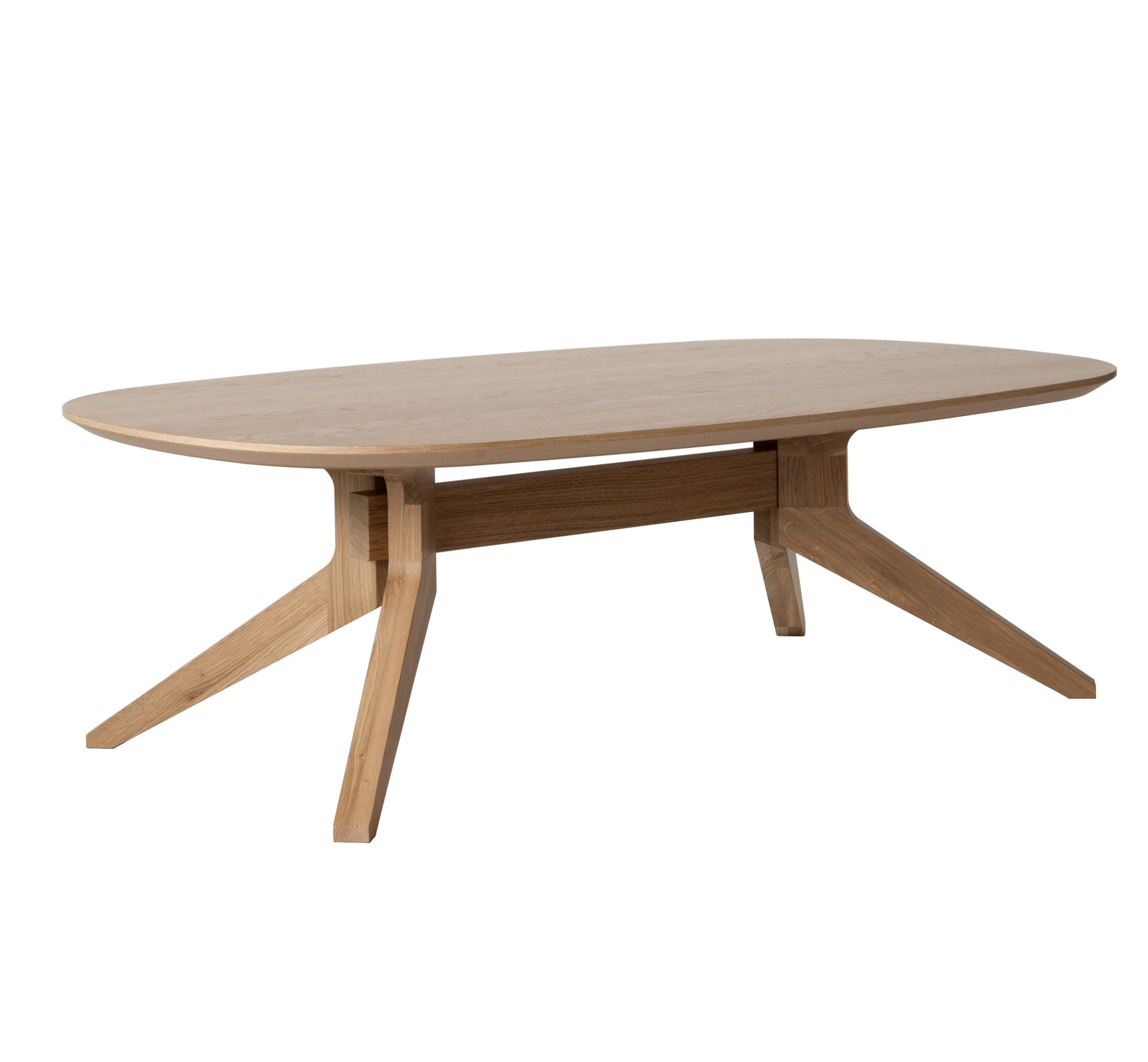 Cross Oval Coffee Table