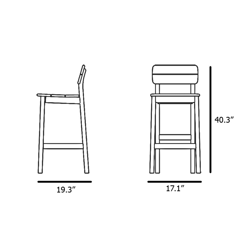 Tanso Bar Stool
