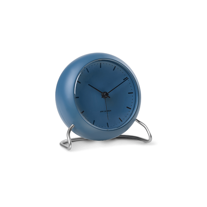 Arne Jacobsen City Hall Table Clock, Ø: 4.3"