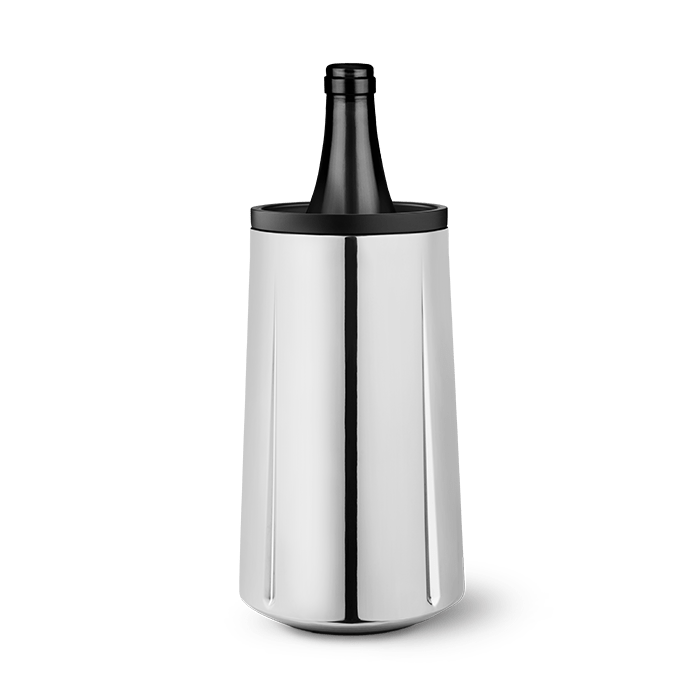 Rosendahl Grand Cru Barware in glass and steel, designed by Erik Bagger, Danish design heritage.