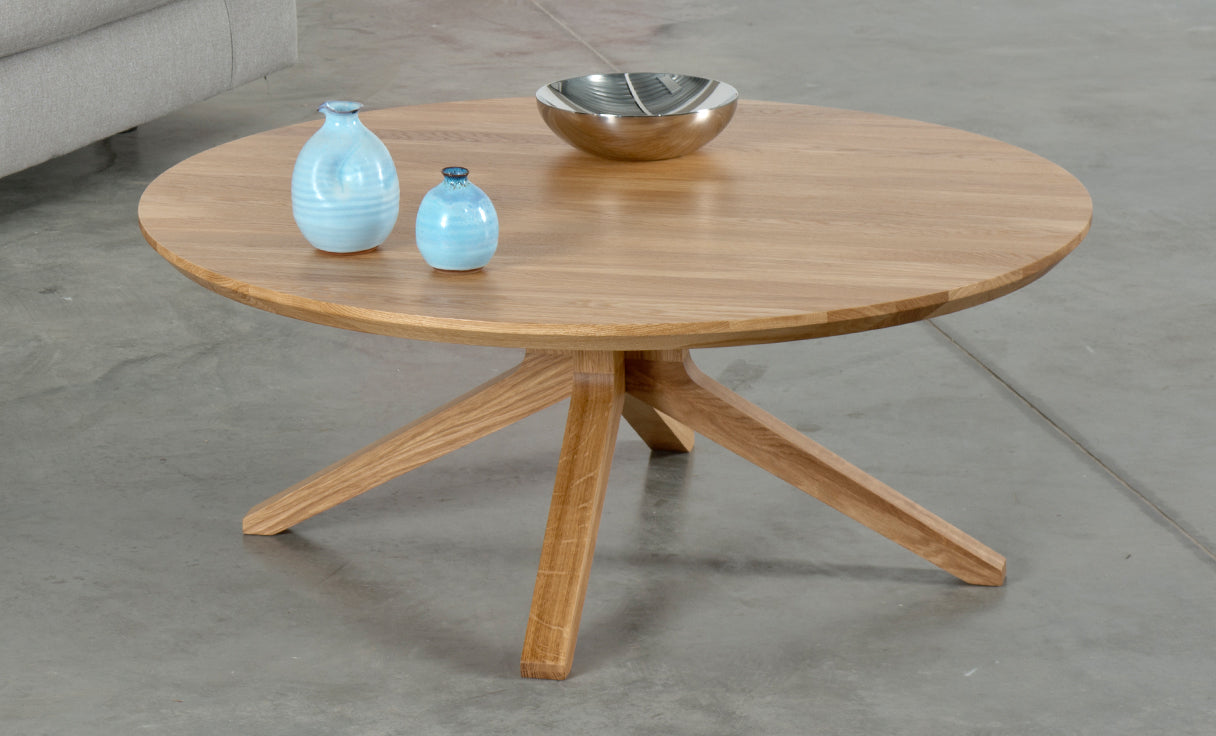 Cross Round Coffee Table