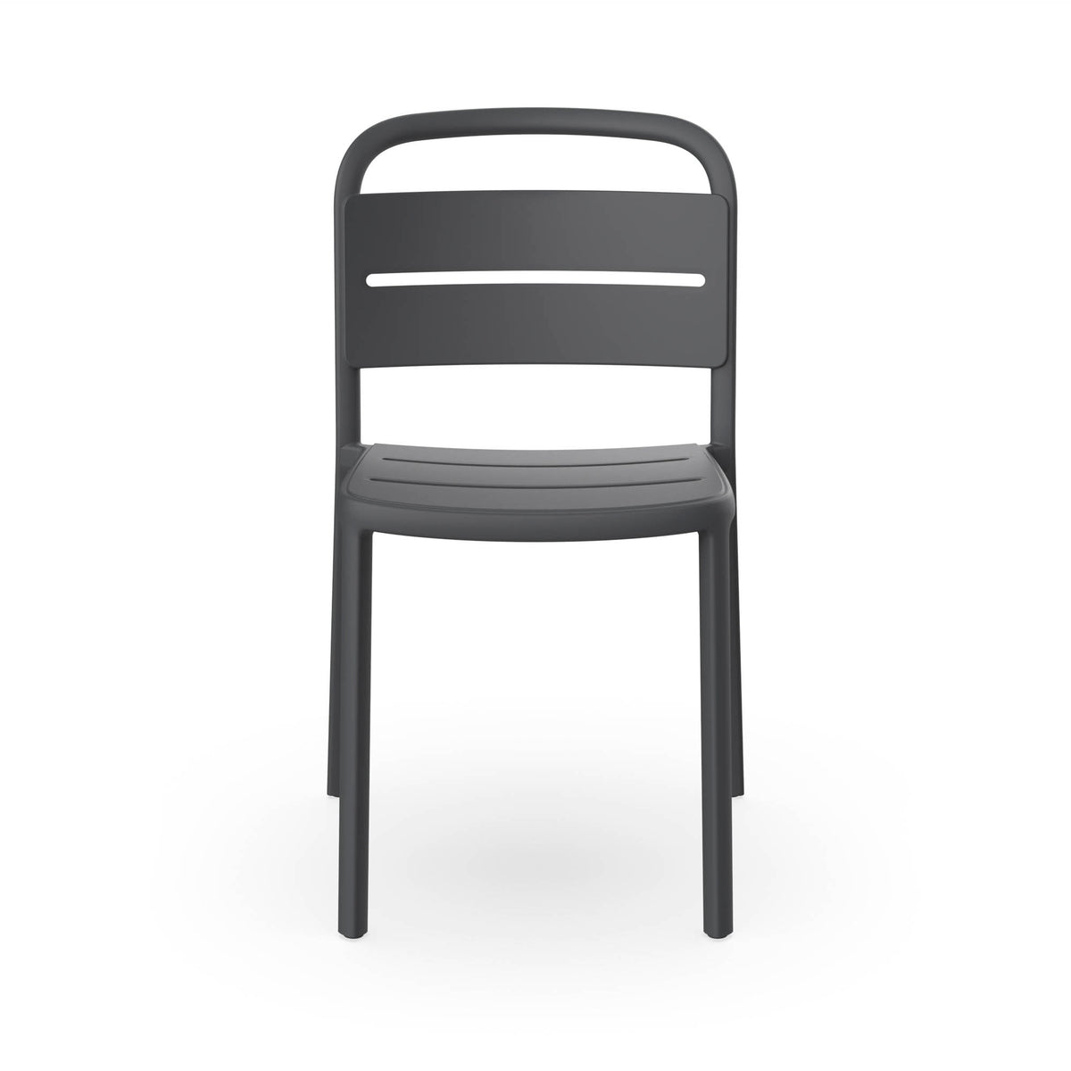Resol Como Chair in Dark Grey, polypropylene with fiberglass