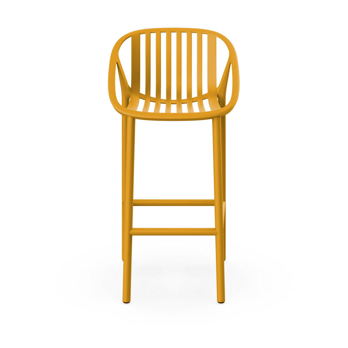 Resol Bini Bar Stool in Tuscan, polypropylene with fiberglass