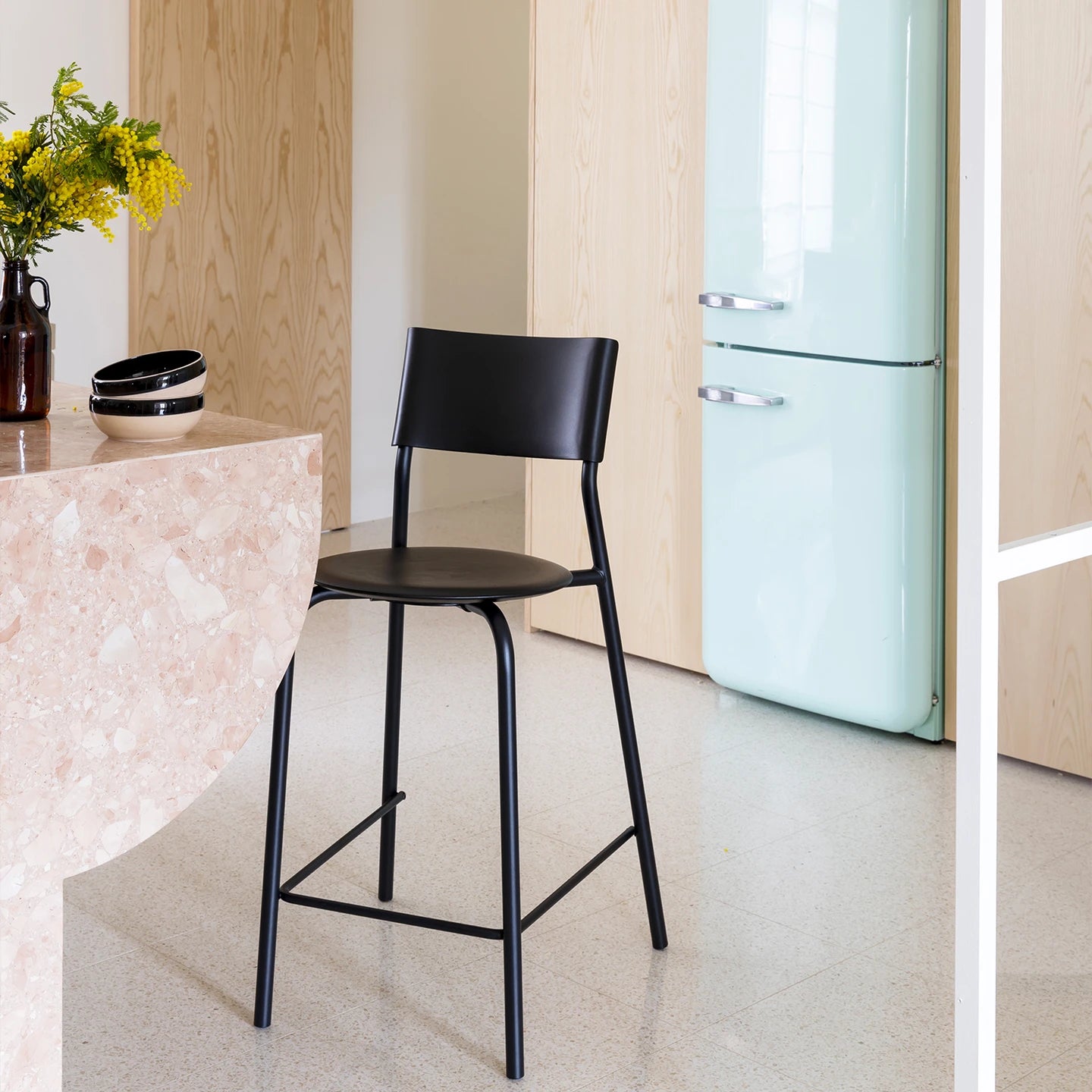 Tiptoe SSDr Recycled Plastic Bar Chair 29.5in