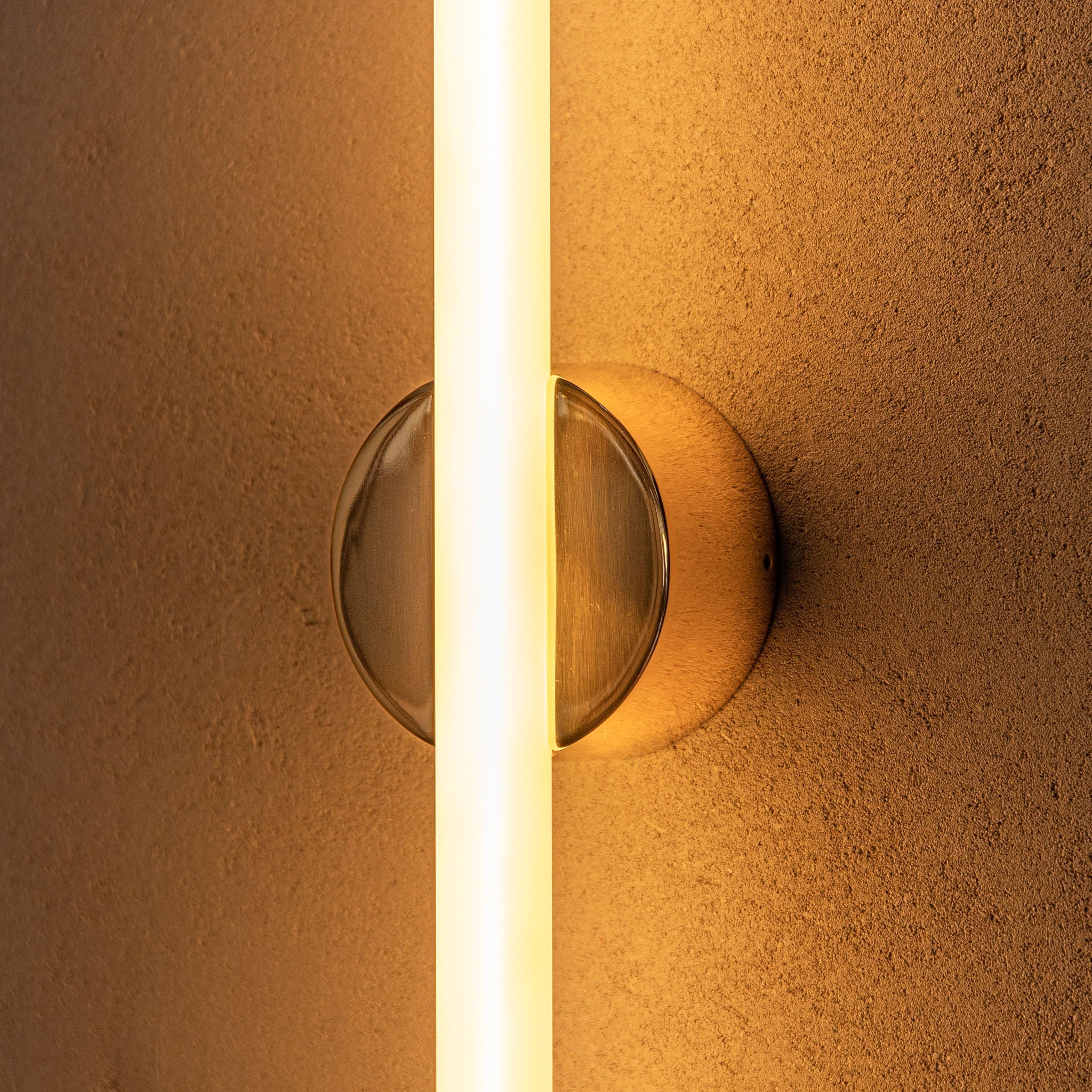Kilter 1.0 Sconce in Solid Brass, lifestyle view