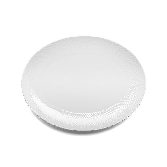 Lyngby Porcelæn Rhombe White Serveware