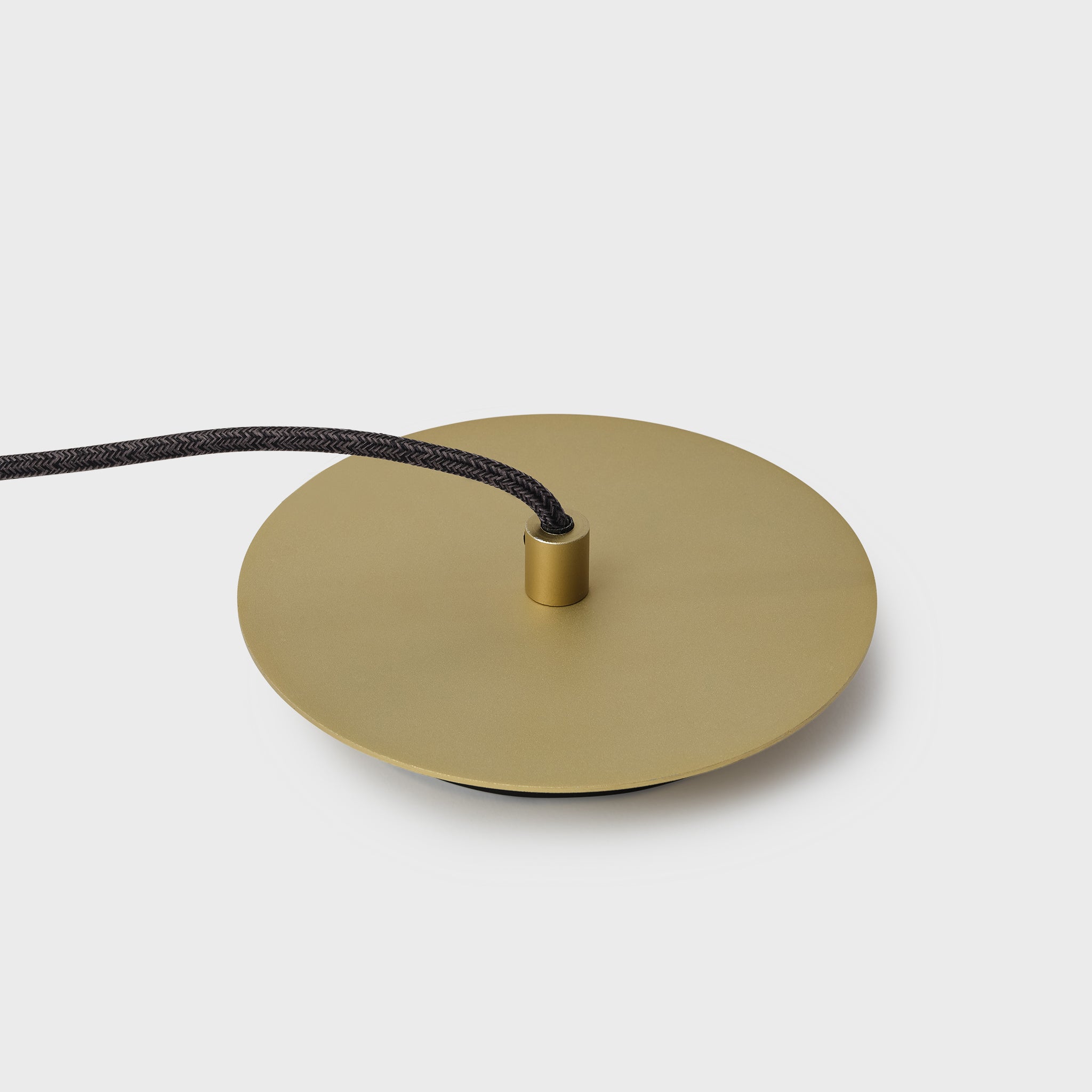 Loop Single Pendant in Gold, canopy detail