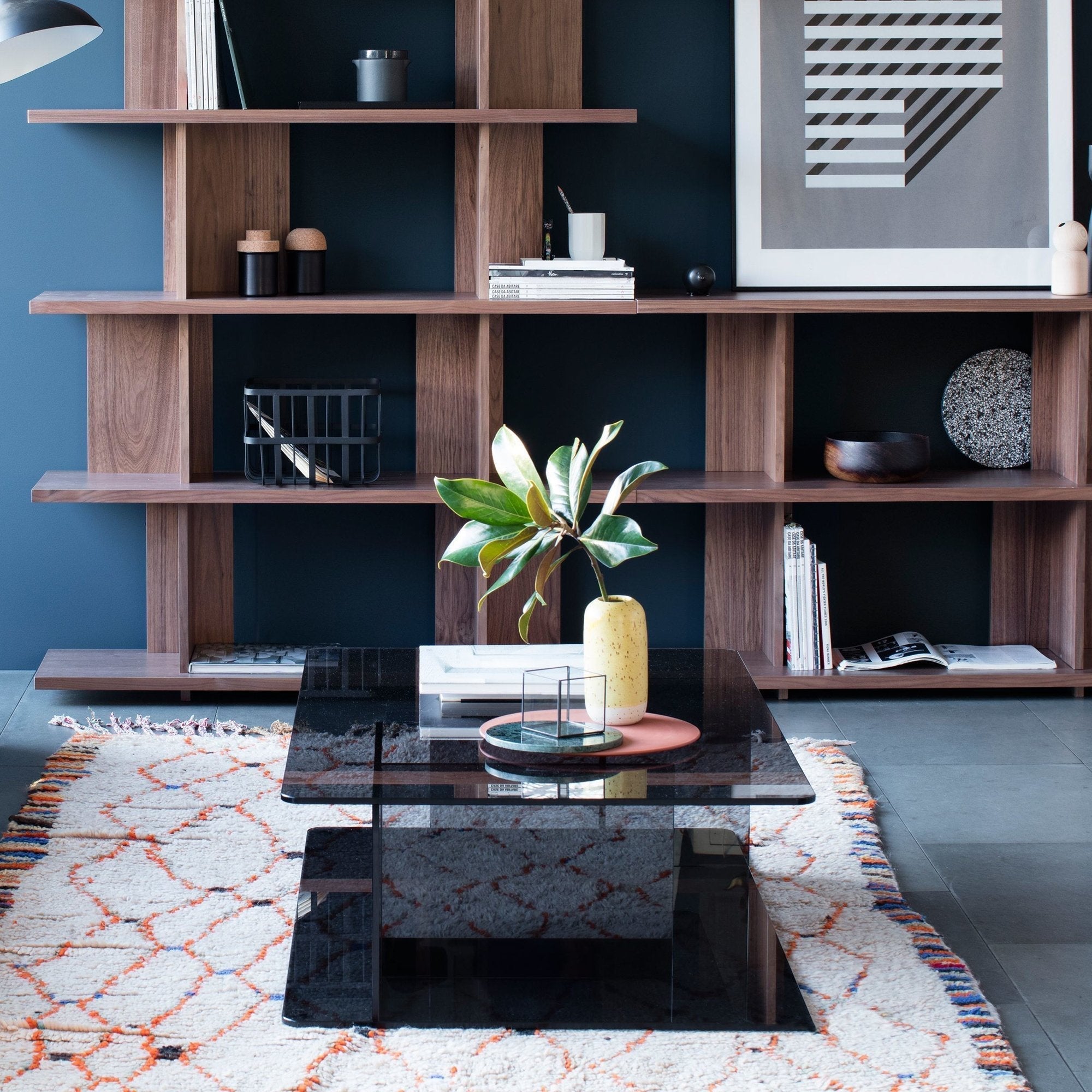 Lucent Coffee Table styled in modern living room