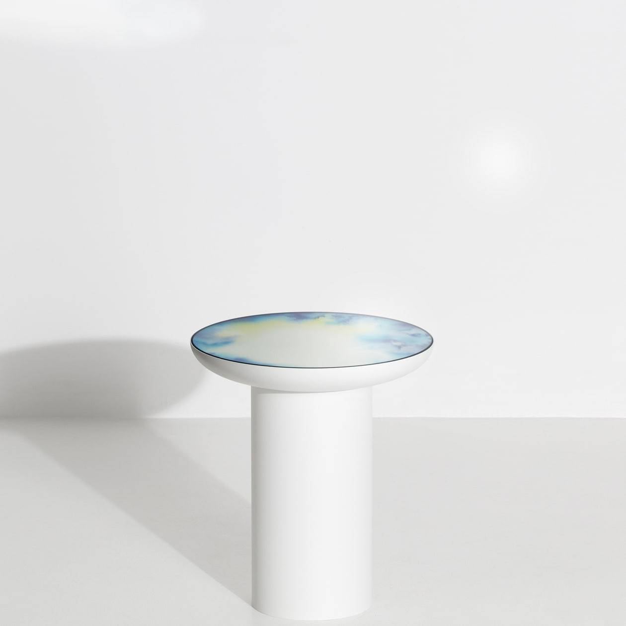 Petite Friture Francis Mirror Coffee Table in lacquered metal, designed by Constance Guisset