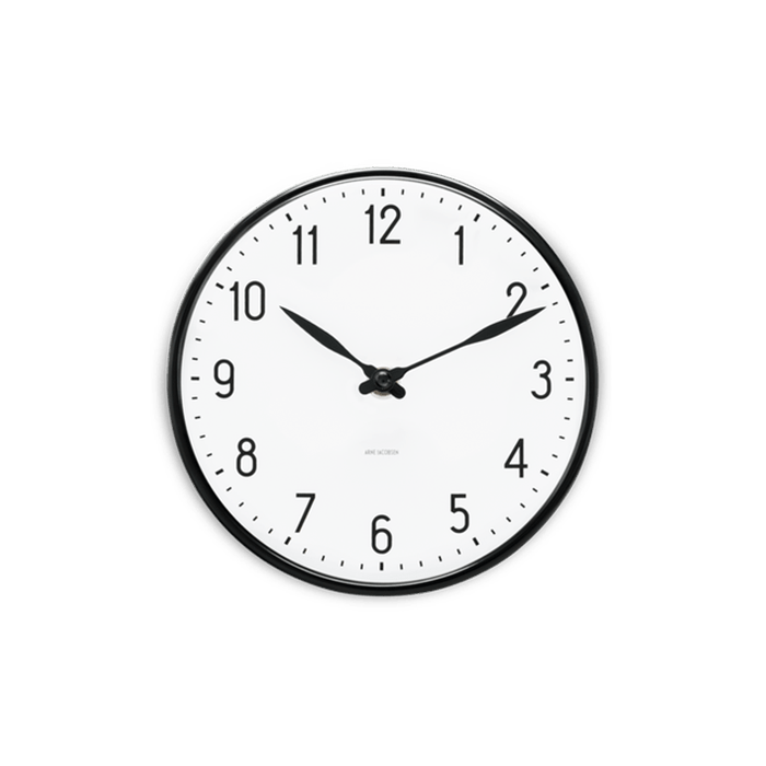 Arne Jacobsen Roman Wall Clock White/Black