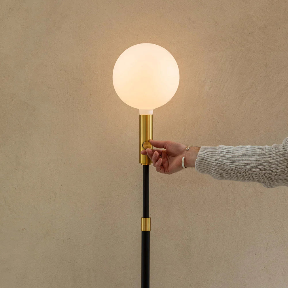 Poise Adjustable Floor Lamp & Sphere V
